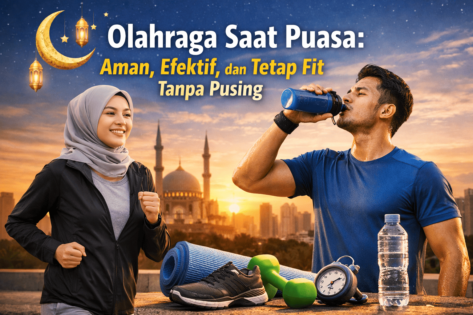 Olahraga Saat Puasa: Aman, Efektif, dan Tetap Fit Tanpa Pusing