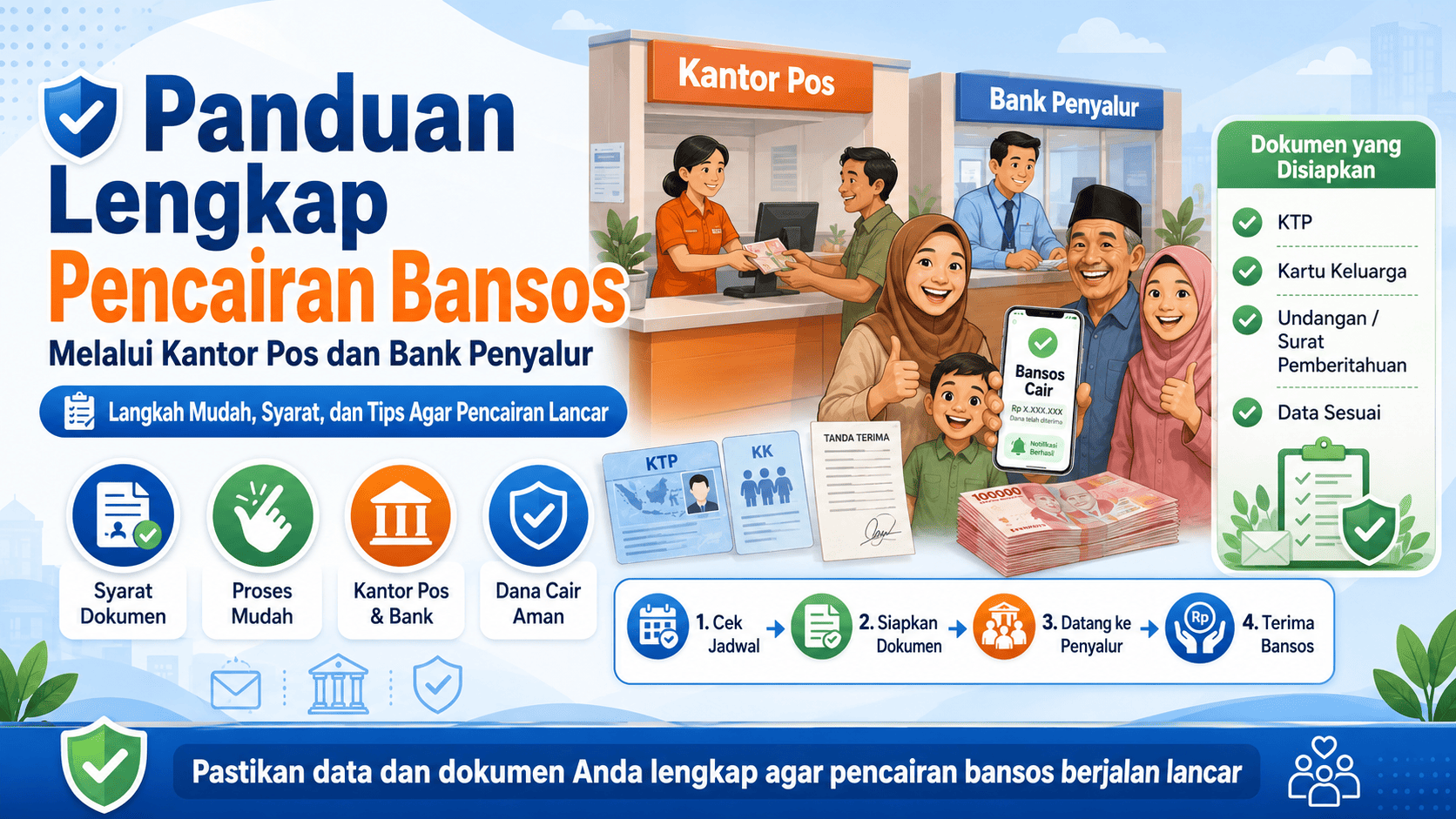 Panduan Lengkap Pencairan Bansos Melalui Kantor Pos dan Bank Penyalur
