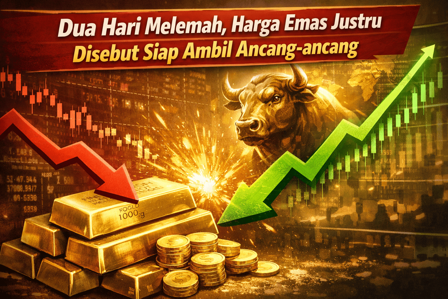 Dua Hari Melemah, Harga Emas Justru Disebut Siap Ambil Ancang-ancang