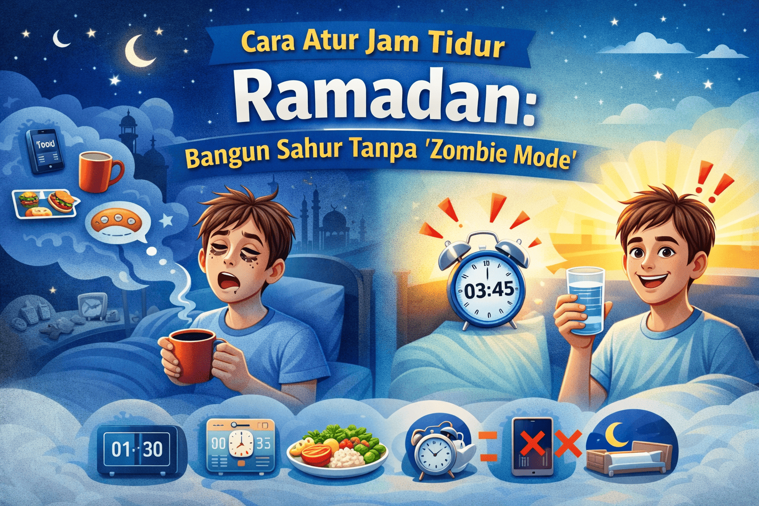 Cara Atur Jam Tidur Ramadan: Bangun Sahur Tanpa “Zombie Mode”